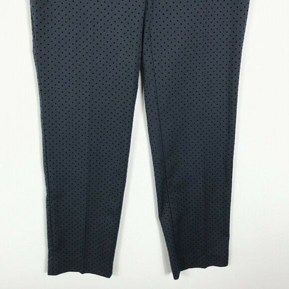 Talbots Heritage Swiss Dot Straight Leg Pants Sz 4 - Picture 3 of 8